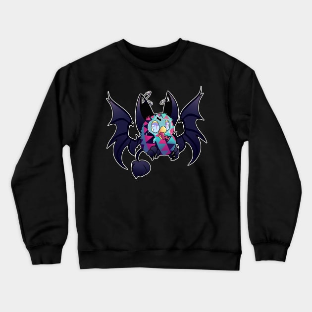 Bat Furby Crewneck Sweatshirt by Yukipyro